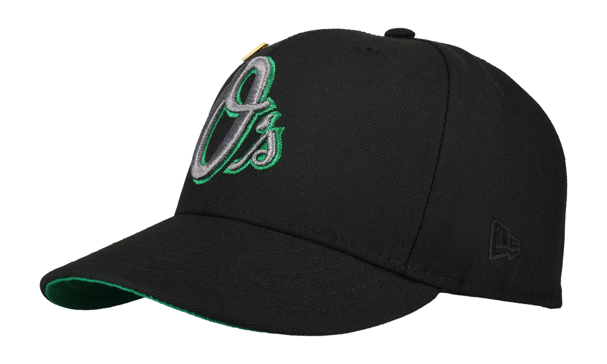 59FIFTY Baltimore Orioles 30th Anniversary Fitted Hat "Black / Green Metallic" 123451297730