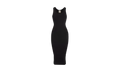 Anthea Black Midi Dress WMNS "Black" KITH23