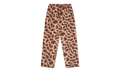 Faux Fur Giraffe Print Sweatpant "Brown" DT540