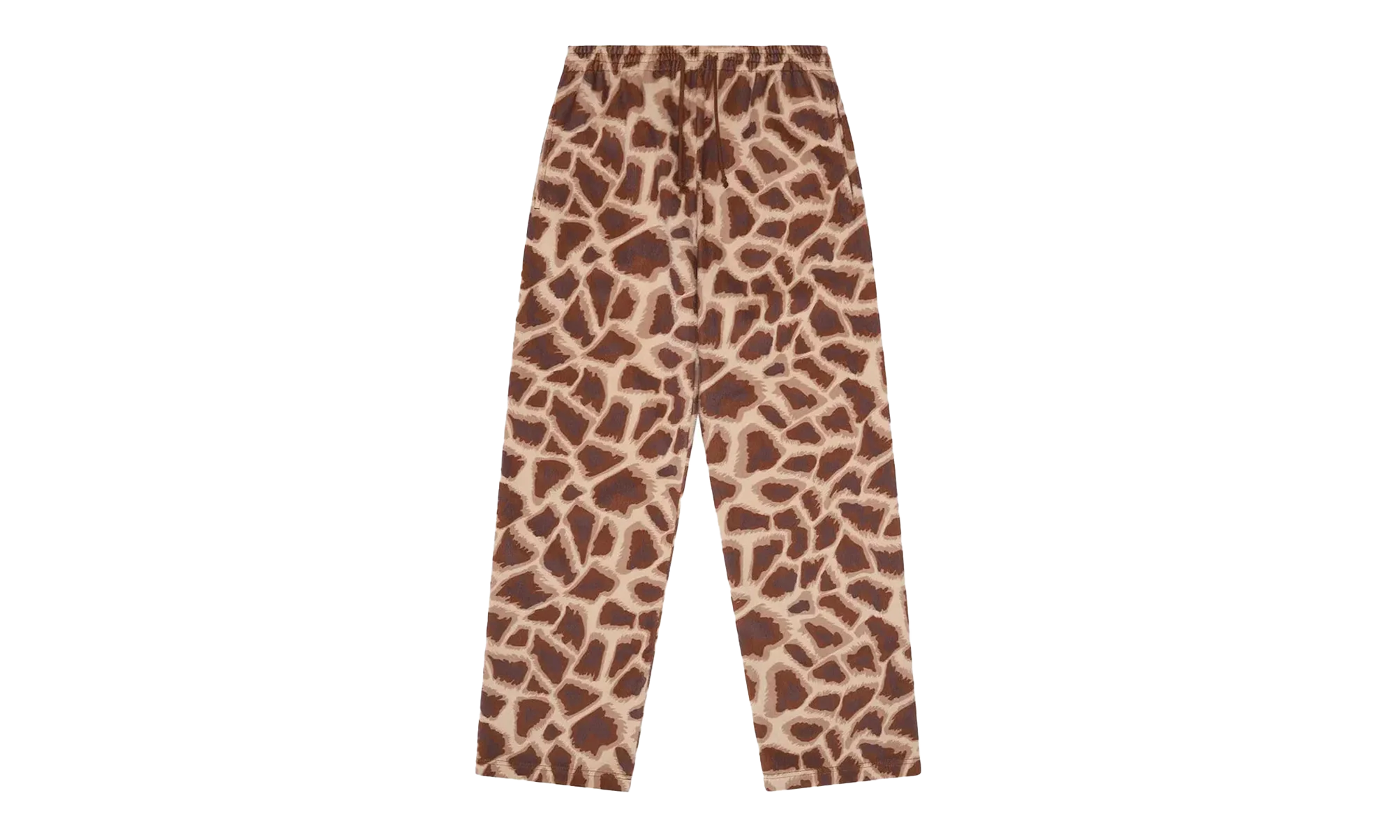 Faux Fur Giraffe Print Sweatpant "Brown" DT540
