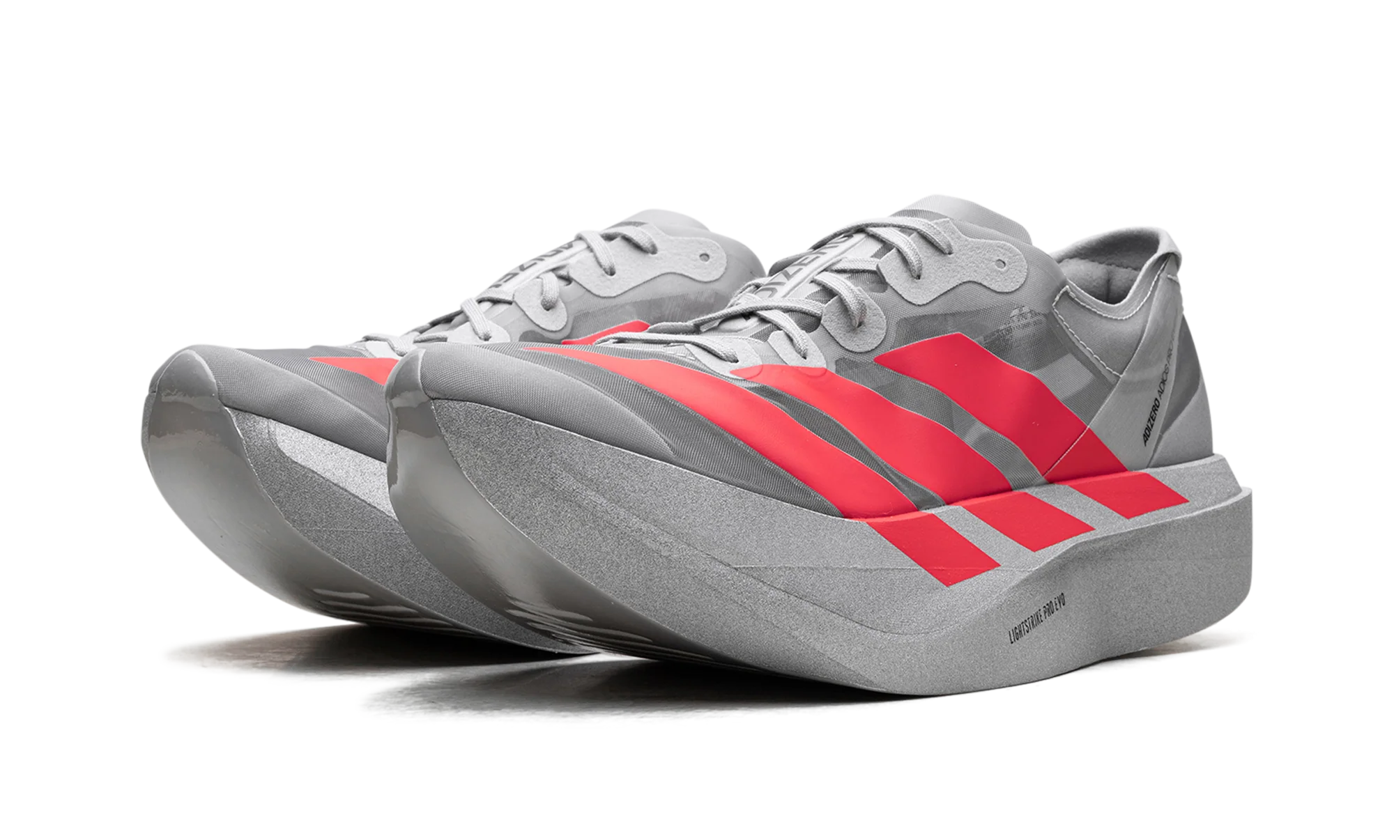 Adizero Adios Pro Evo 2 "Silver Metallic/Lucid Red/Grey Two" JR7259