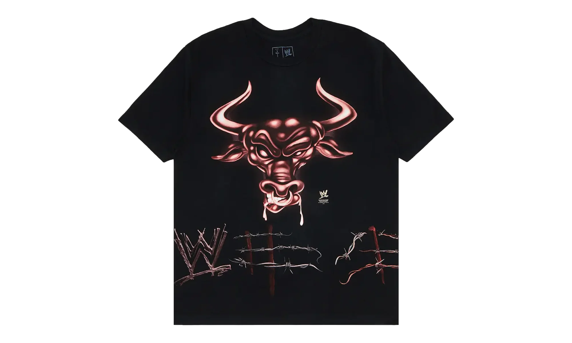 Cactus Jack x WWE Know Your Role The Rock T-Shirt "Black" CPFM26