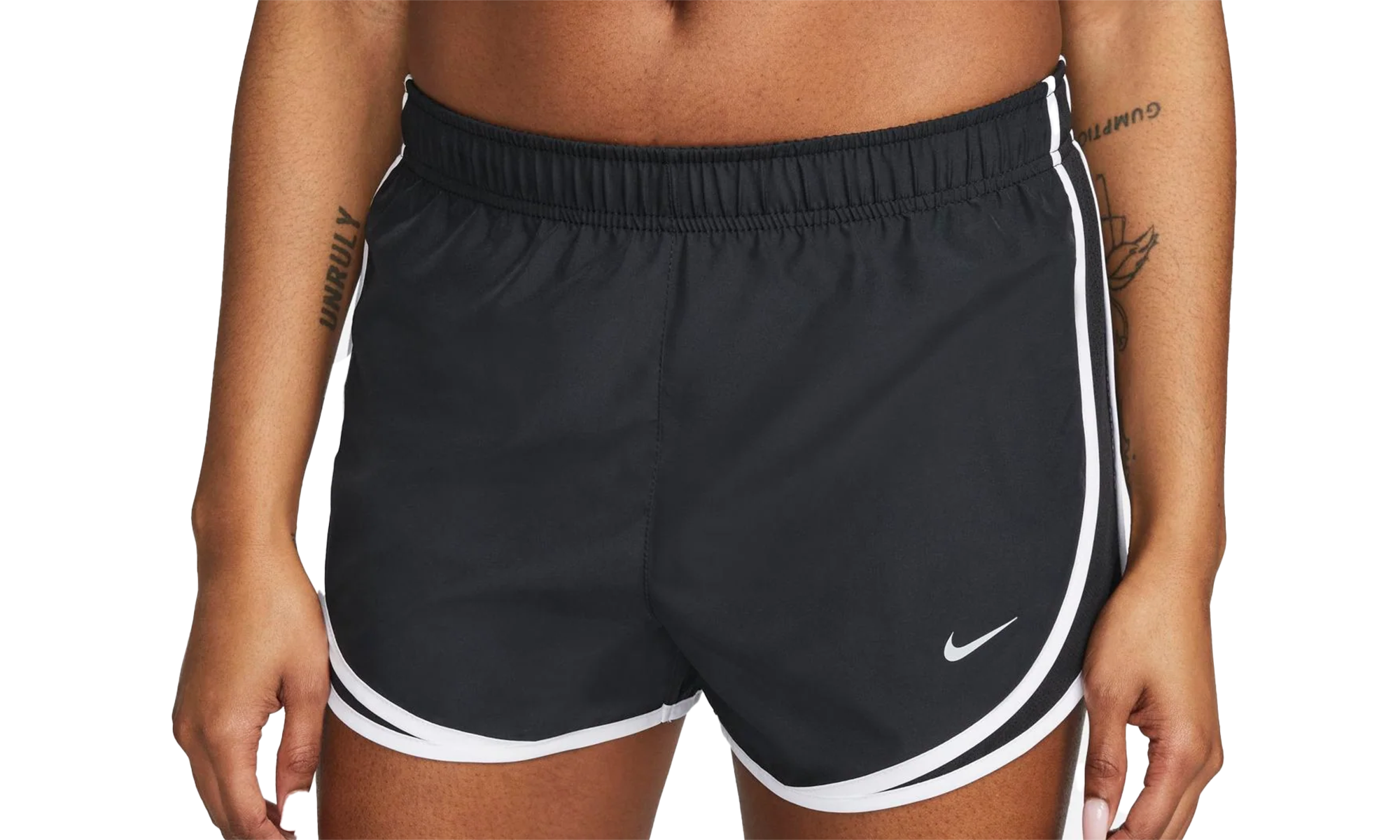TEMPO RUNNING SHORTS WMNS"Black/Blk/White/Wolf" 831558 011