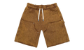 Carpenter Distressed Shorts "Muddy Brown Wash" GS194