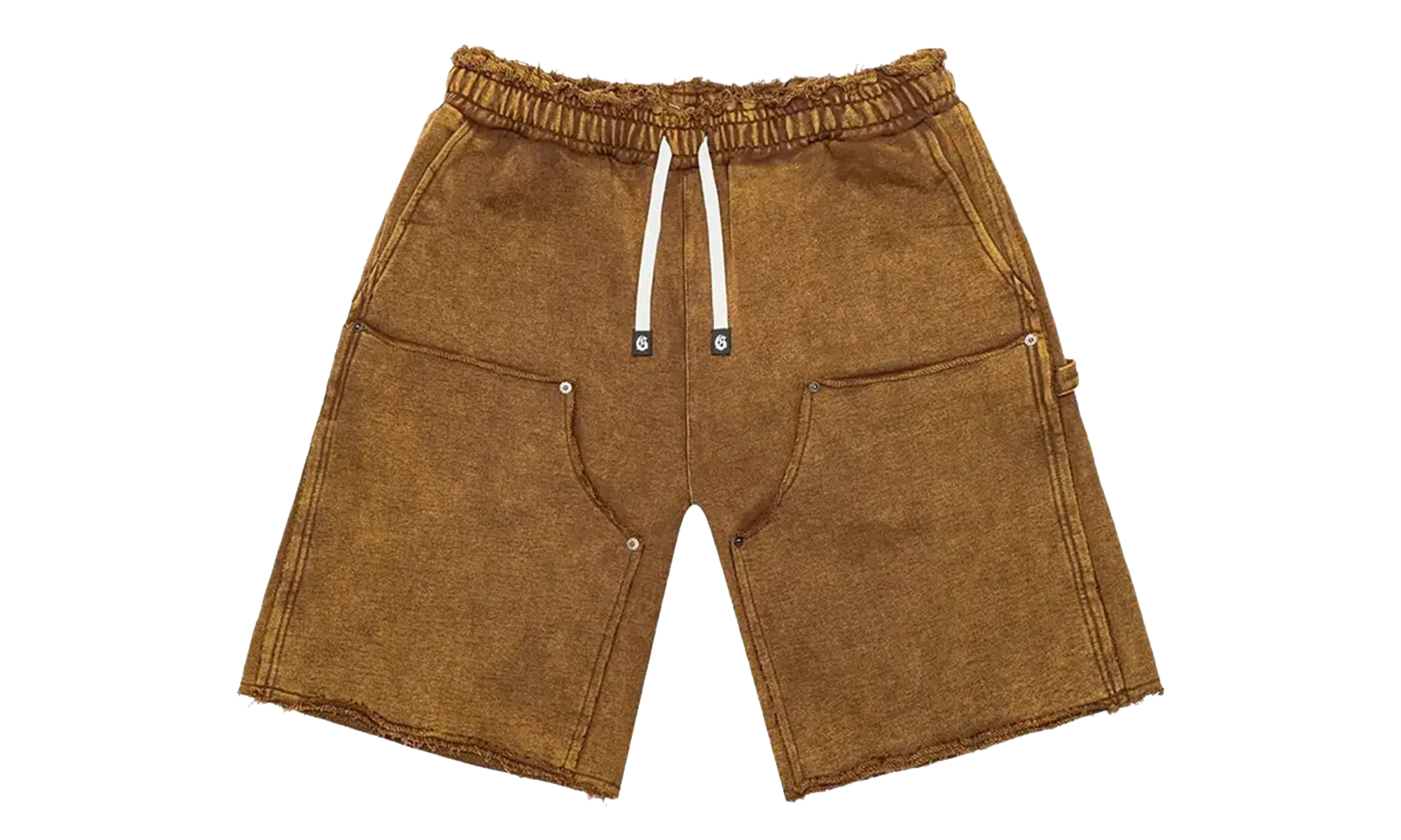 Carpenter Distressed Shorts "Muddy Brown Wash" GS194