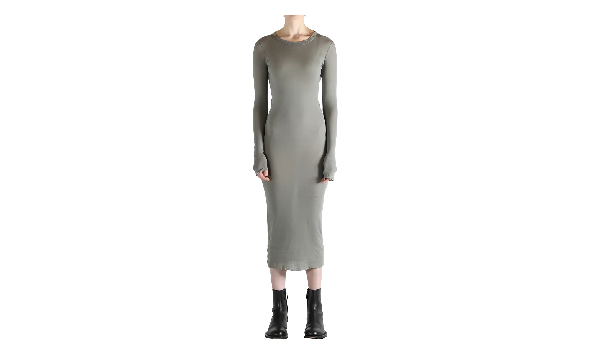 Rib Long Sleeve Dress WMNS "Euca" RP01F6546 MR 35