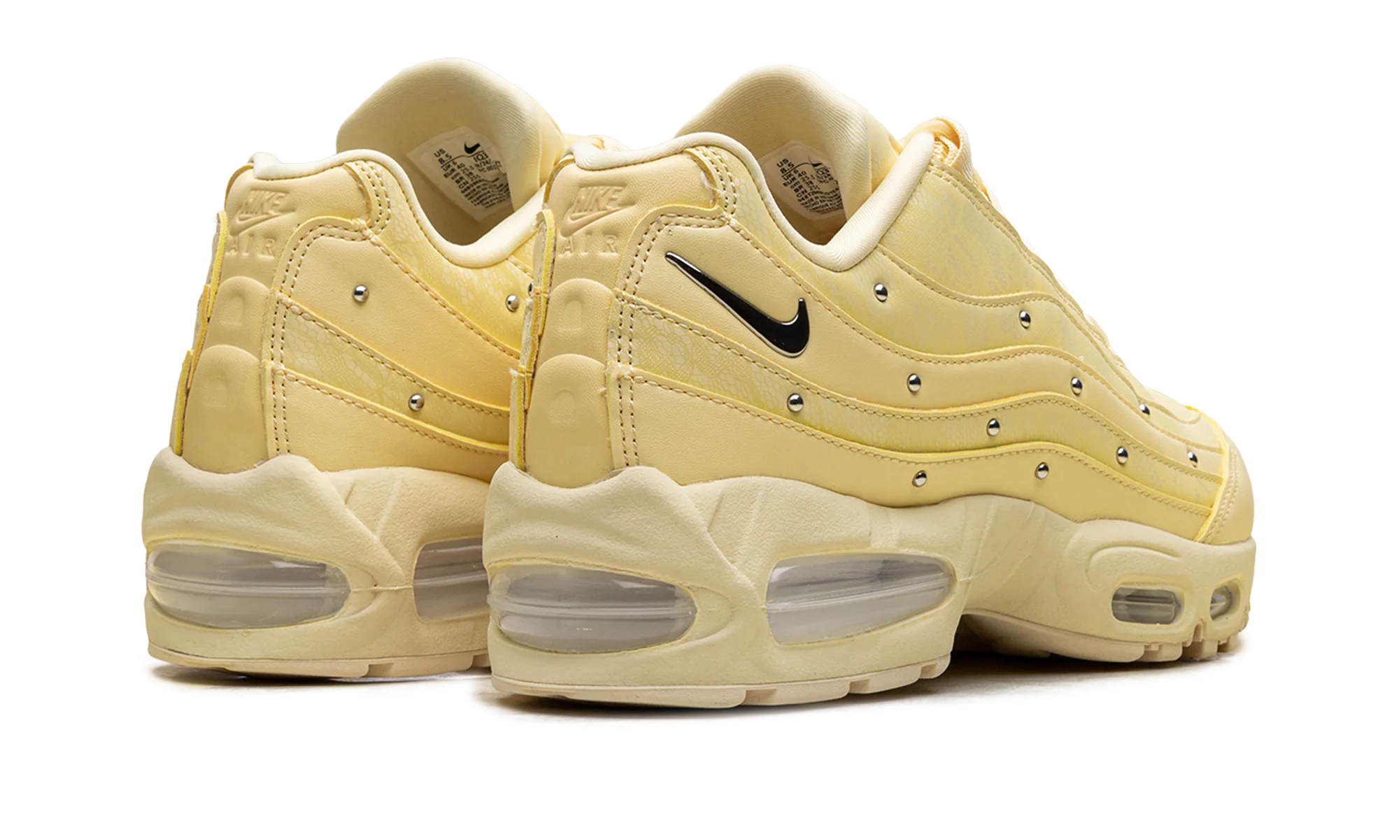 Air Max 95 WMNS "Soft Yellow Silver Studded" IQ3444 722