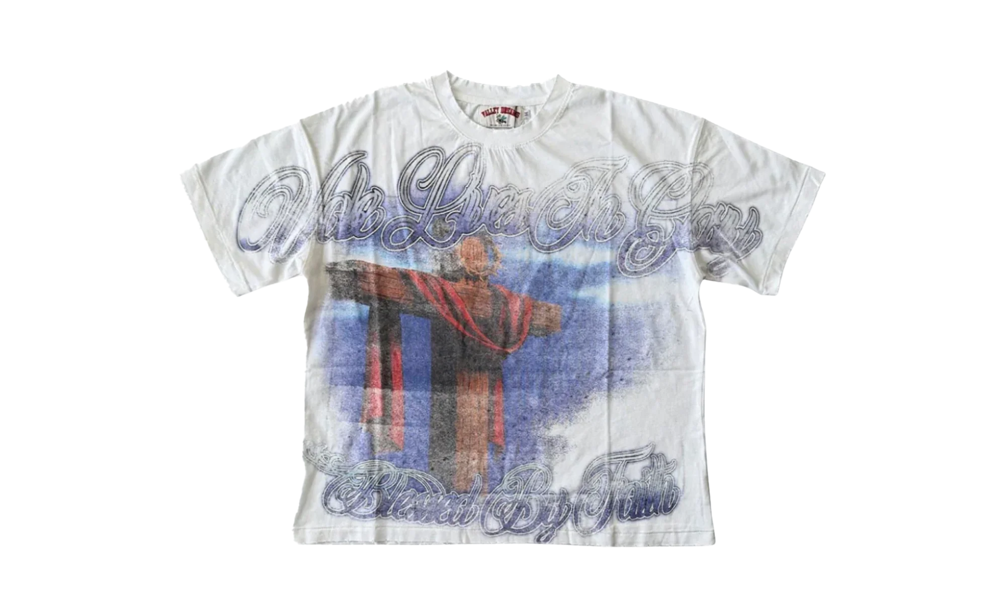 Lives in Glory Blessed by Faith T-Shirt "White" MPBECWQD