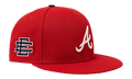 59FIFTY MLB ATL FITTED HAT "ERIC EMANUEL - Team Red" EE428