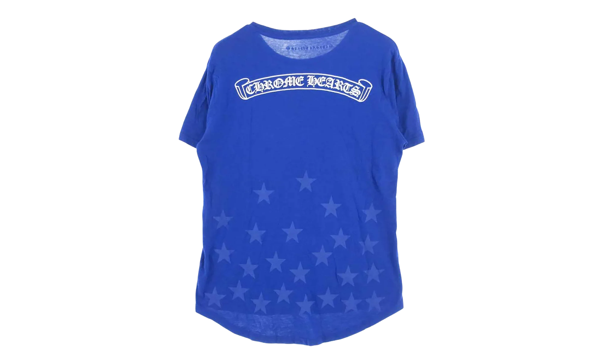 Vertical Logo Graphic Print T-Shirt "Blue" CHRM0823