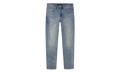 P001 Weft Buckshot Jeans "Mid Indigo" P001 CWBK425
