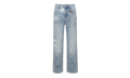 Printed Cross Chains Washed Denim Jean "Blue" BC23ZAWPT01 BLUE