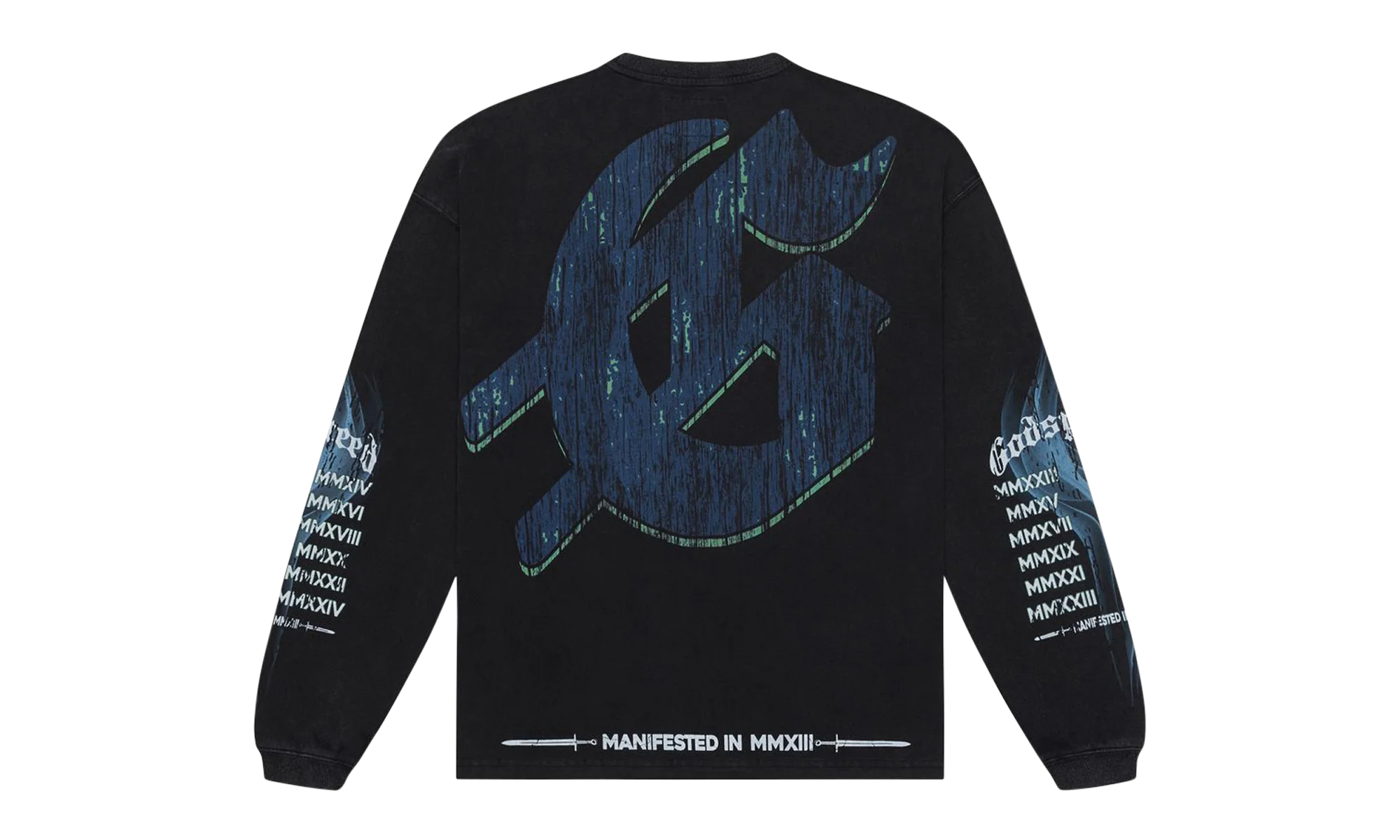 F.T.D LS T-Shirt "Black Wash" E52OKKKV