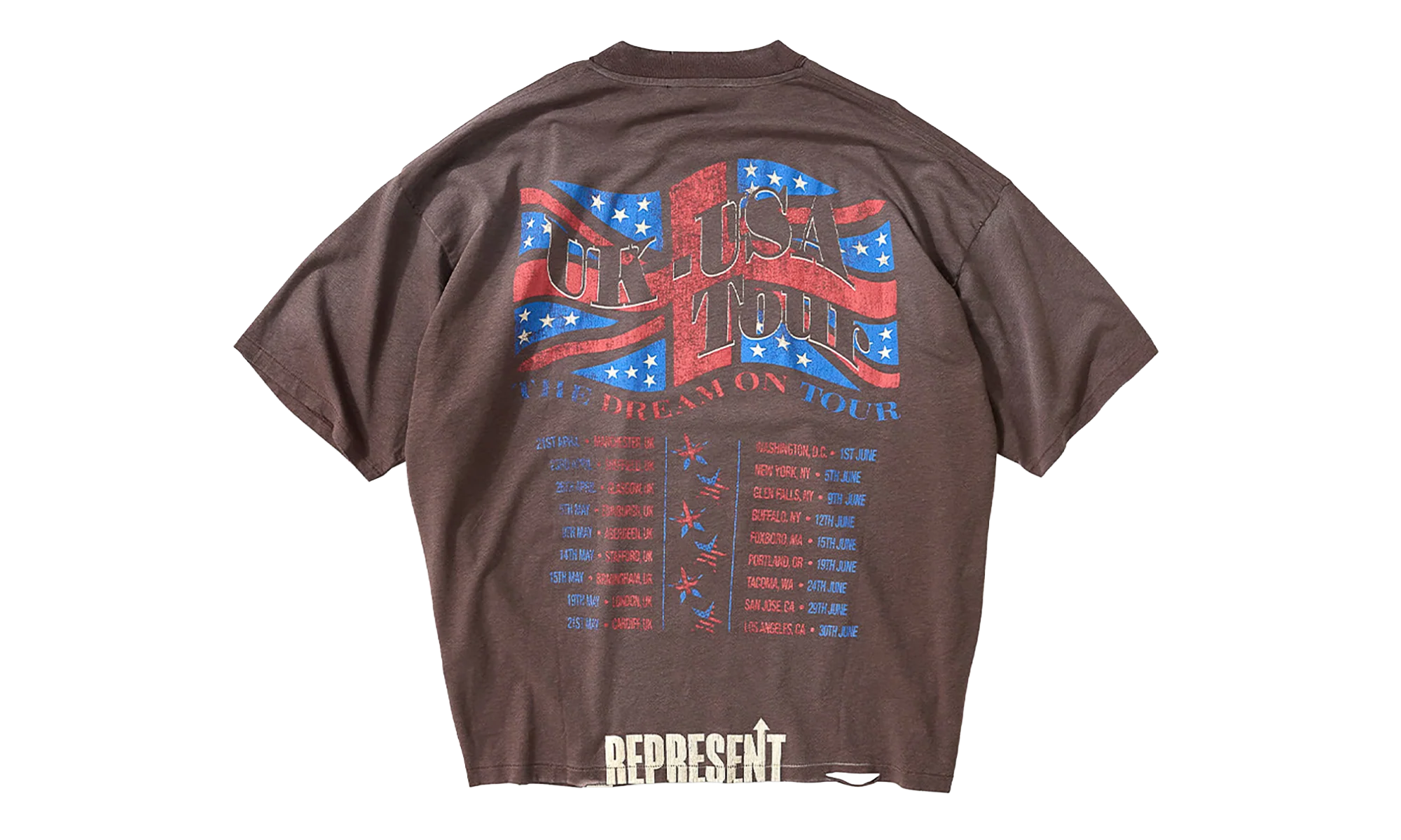 Dream On Tour SS Tee "Brown" MLM100593-NE