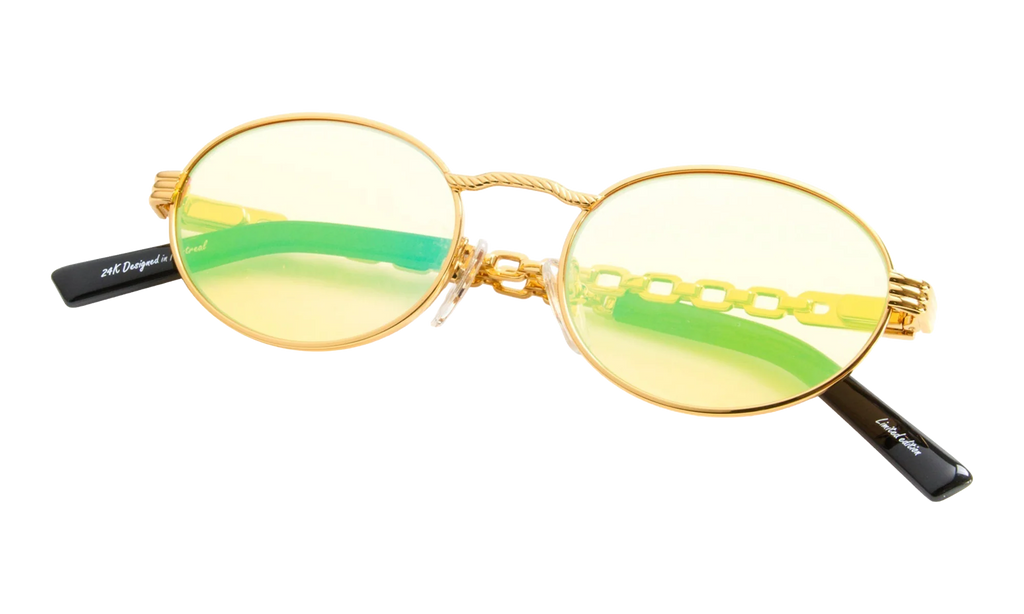 Pac Equestrian Edition 24KT "Yellow Gold / Orange Pop Solid Flash Green" EQPC2 0005 20A7