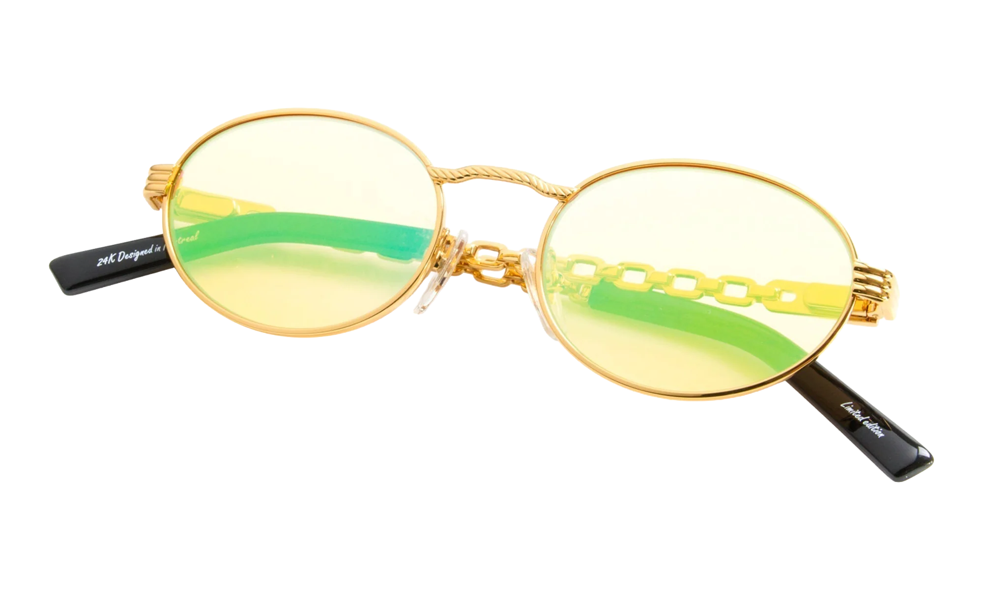 Pac Equestrian Edition 24KT "Yellow Gold / Orange Pop Solid Flash Green" EQPC2 0005 20A7