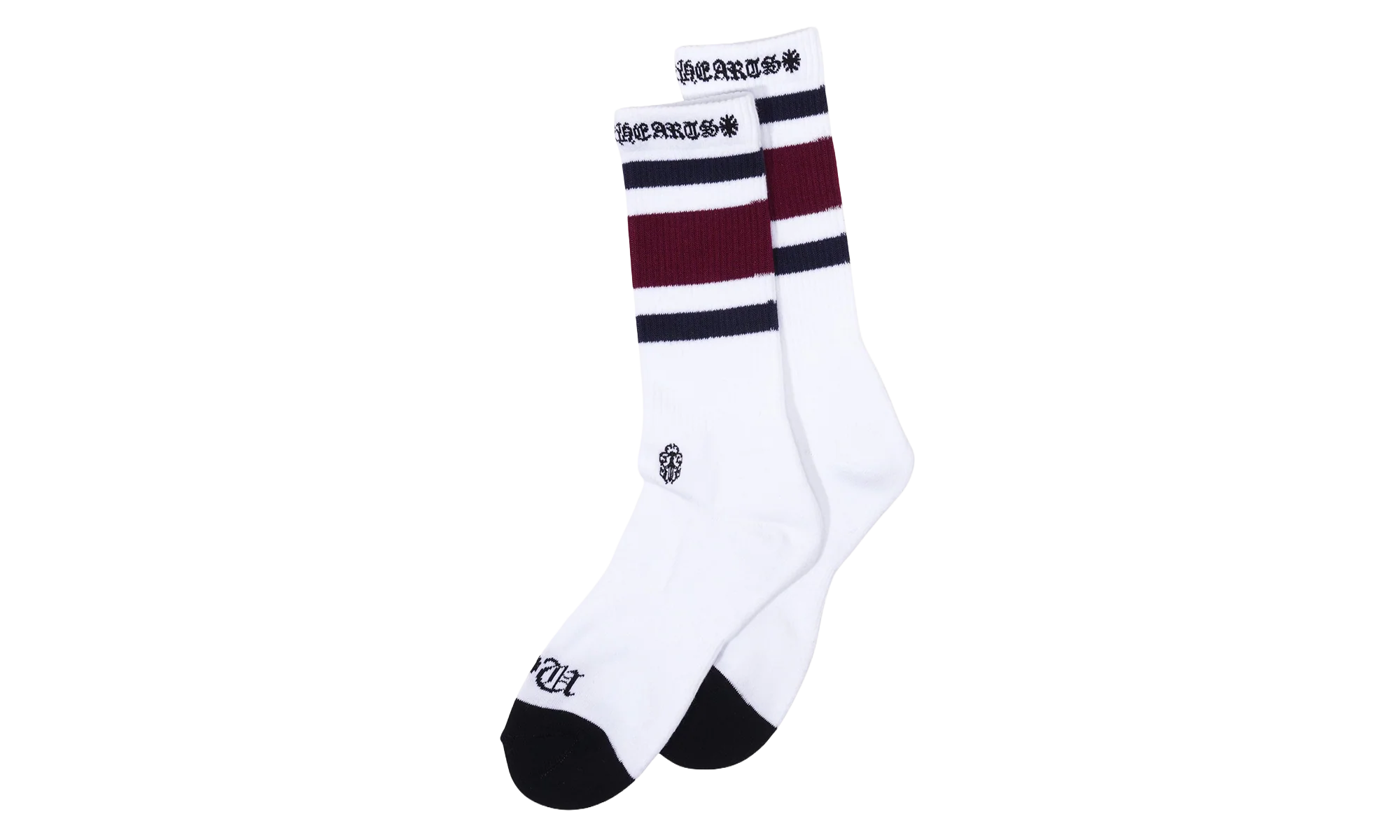 Fuck You Striped Sock "White / Purple" CHRM1022