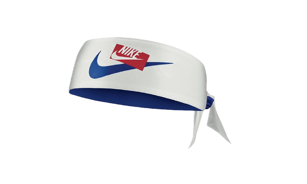 DRI-FIT PRINTED HEAD TIE 2.0 REVERSIBLE "White / Game Royal / White" N.000.0245.963