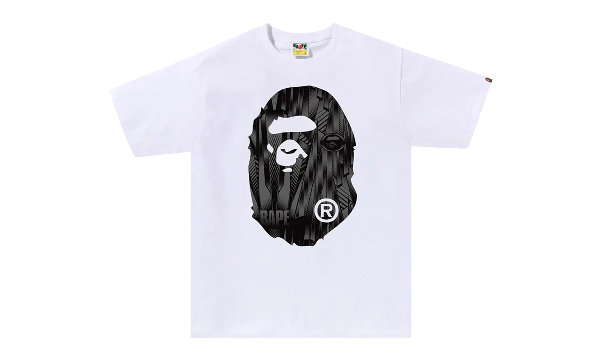 Speed Racer Big Ape Head Tee "White Black" 1J30 110 036