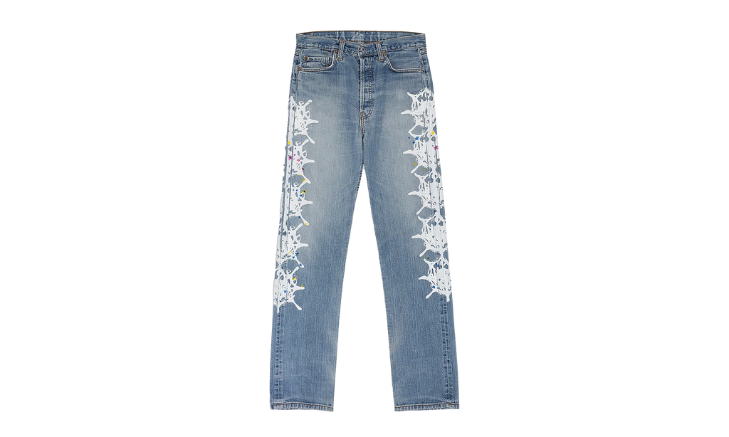 VINTAGE WEB STRAIGHT-FIT JEANS "Denim Blue" SP5der107