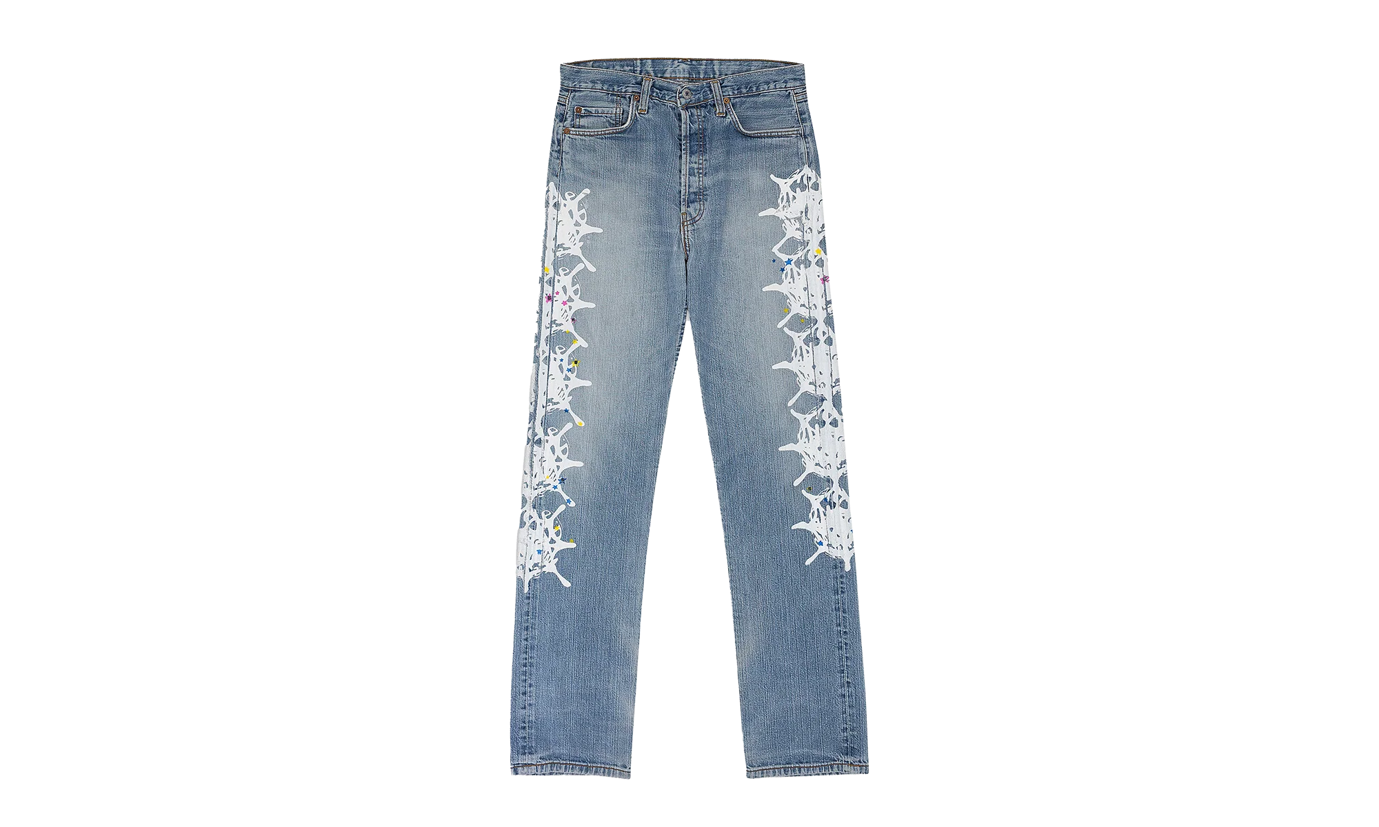 VINTAGE WEB STRAIGHT-FIT JEANS "Denim Blue" SP5der107