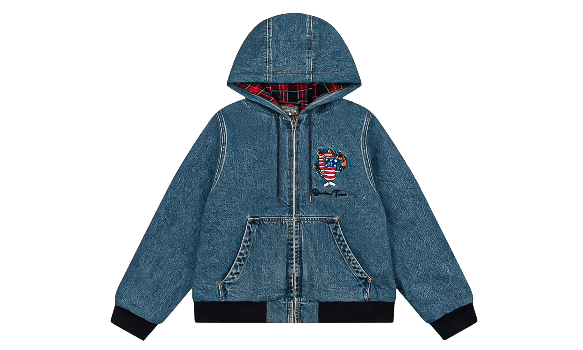 Embroidered Firecracker Logo Workwear Jacket "Navy" DT359