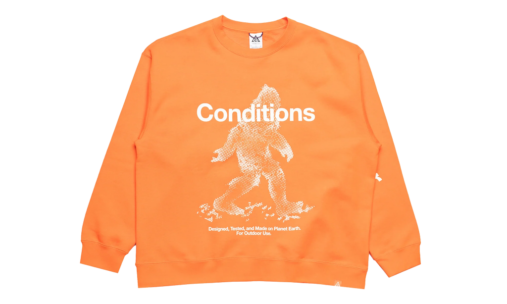 ACG Tuff Fleece Therma-Fit Pullover Crew-Neck Sweatshirt "Safety Orange" IF1490 819