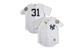 MLB Ichiro Suzuki Home Jersey "2013 New York Yankees – White / Navy" AJY15349 NYY13ISUWHNY