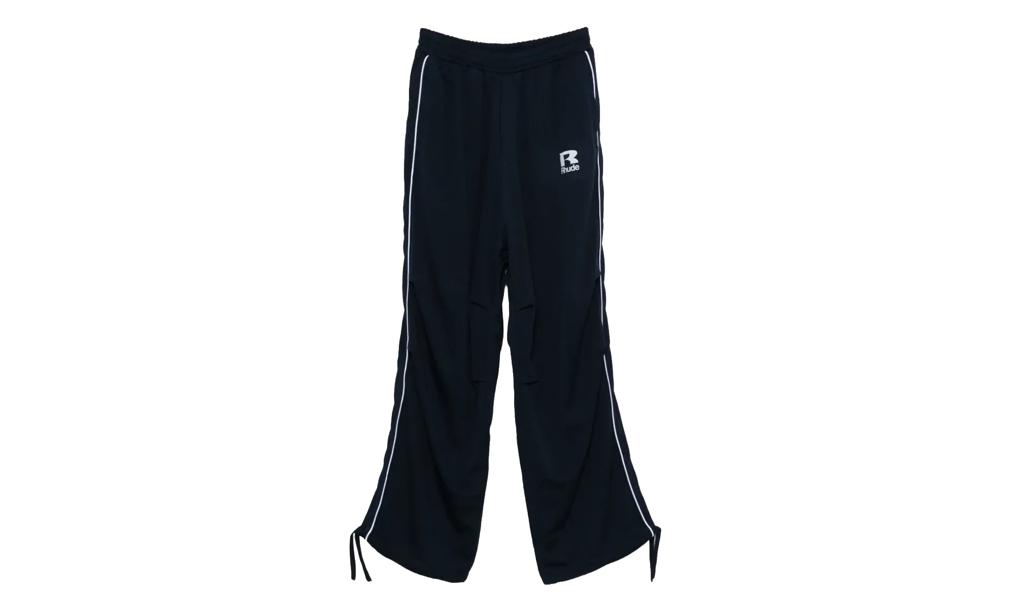 Mesh Piping Parachute Track Pants "Red / White" RHSS26PA01203 RED