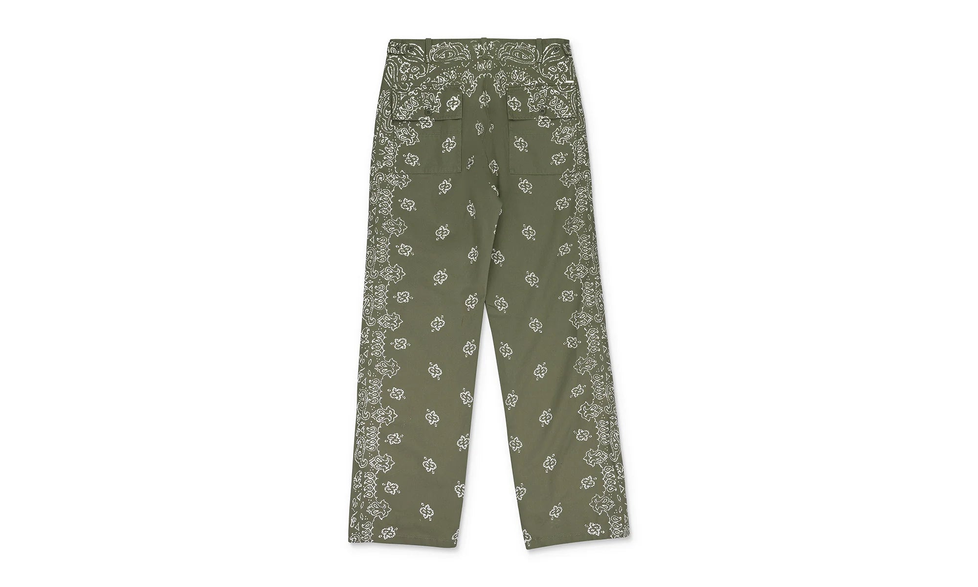 Bleached Bandana Field Cargo Pants "Green" PF22MPF052_Olive_Green