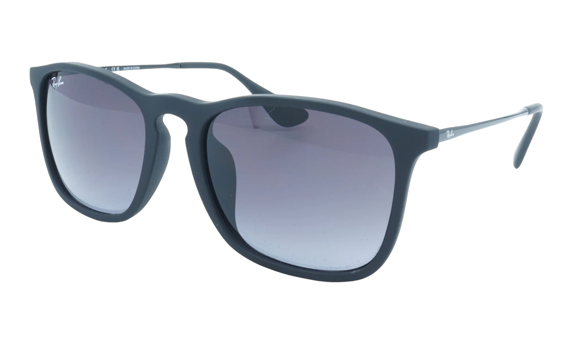 CHRIS SUNGLASSES "RUBBER BLACK" RB4187F-622-8G