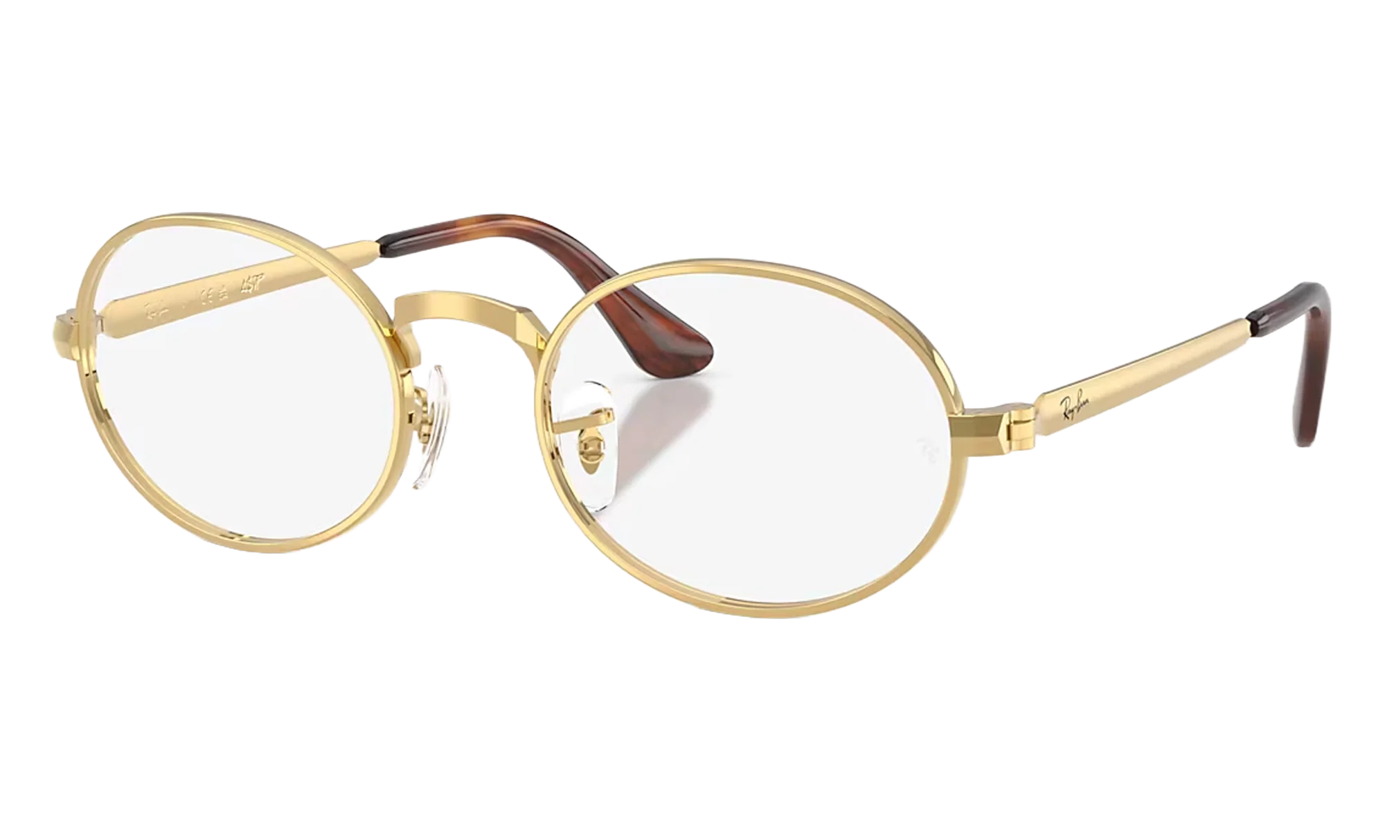 A$AP Rocky Rimless Round Sunglasses "Polished Arista Gold Demo Lens" RB3931V 2500