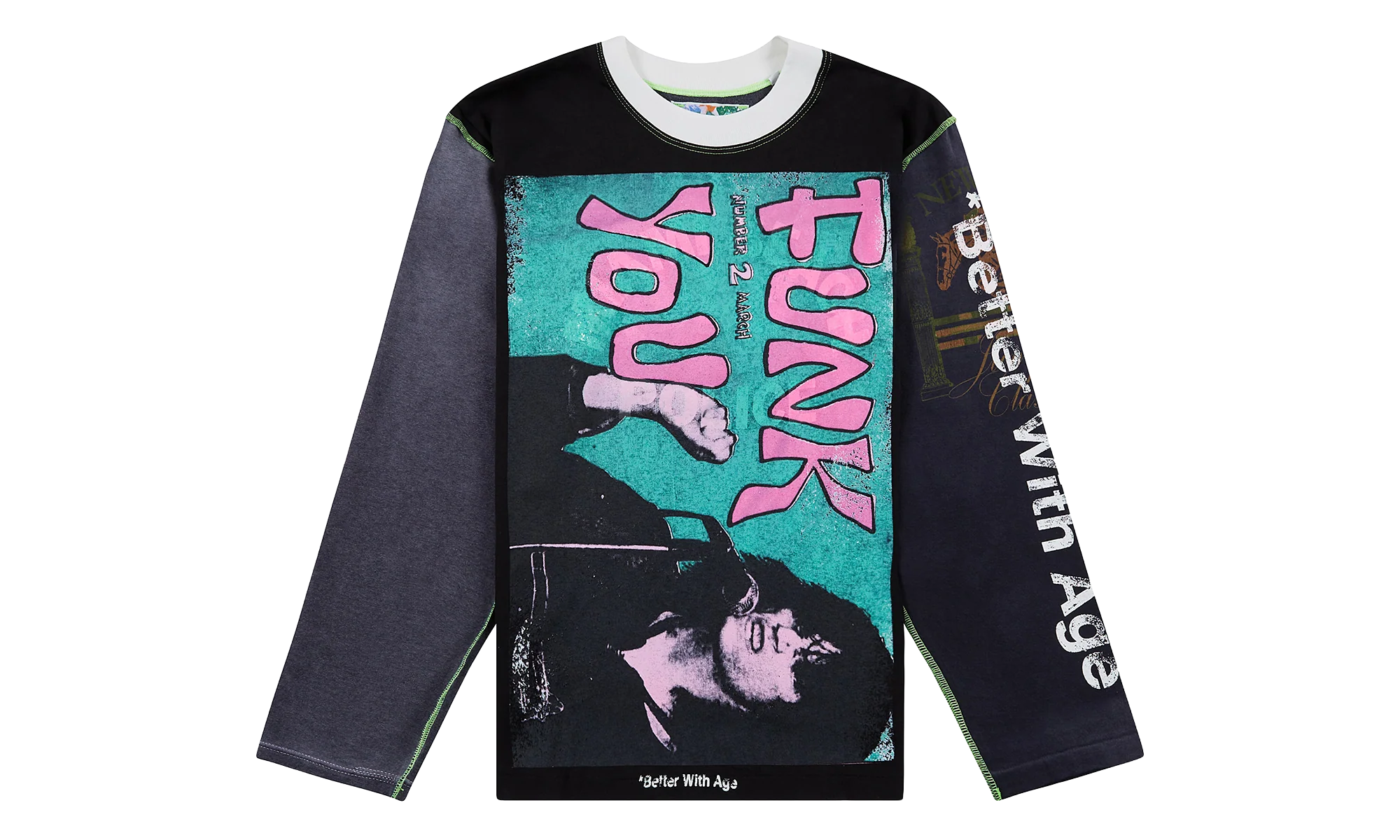 Rivka Reversible Long-Sleeve Tee "Horse" BWA65