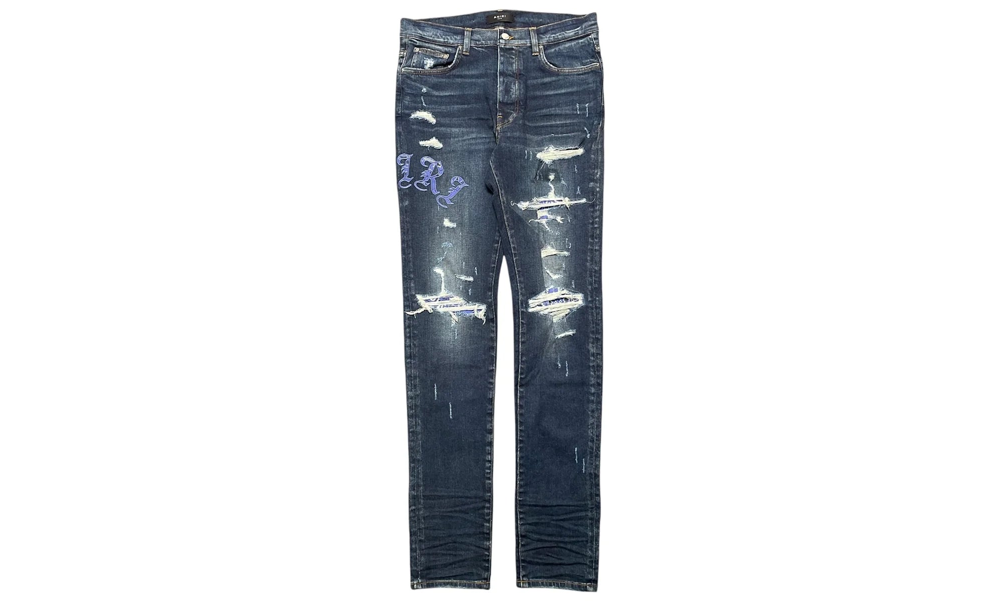 Old English Logo Bandana Patch Jeans "Deep Classic Indigo Multi" PS22MDS148 403
