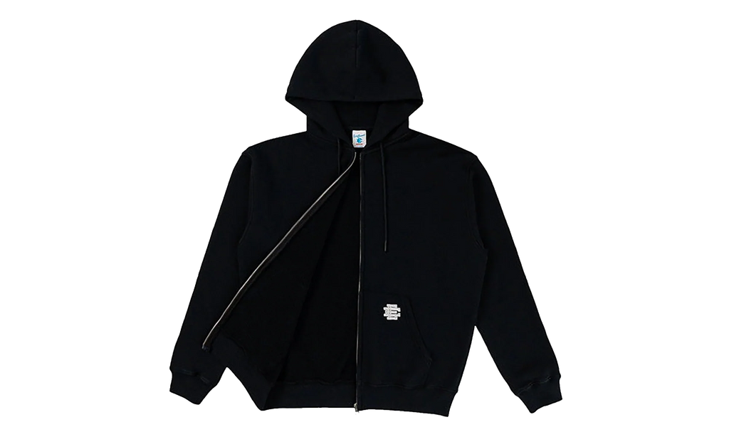 EE FULL ZIP HOODIE "FW23 - Black/Grey" EE833