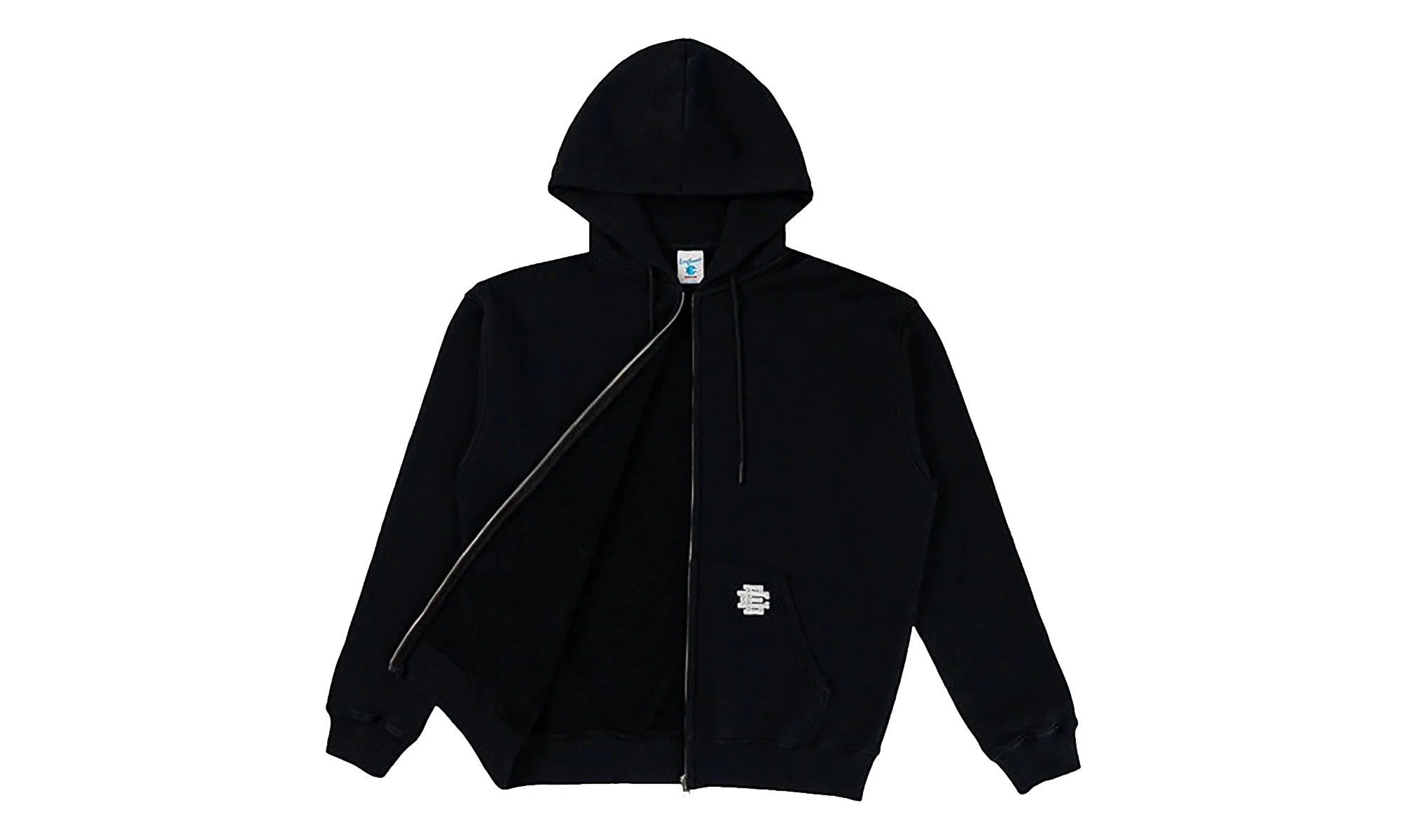 EE FULL ZIP HOODIE "FW23 - Black/Grey" EE833