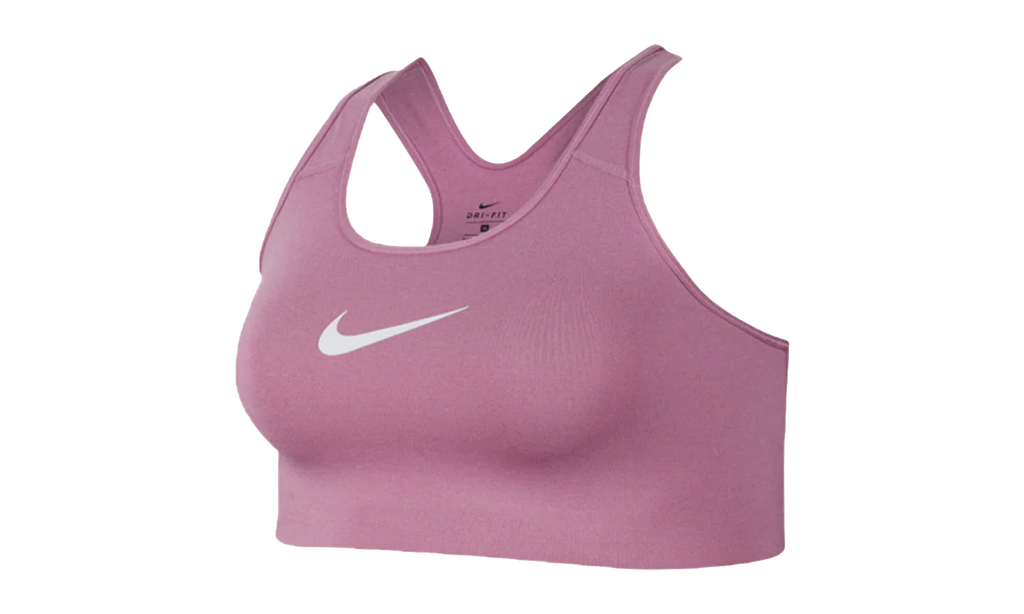Swoosh Medium-support Non-padded Sports Bra (Plus Size) WMNS "Pink" BQ0973 693
