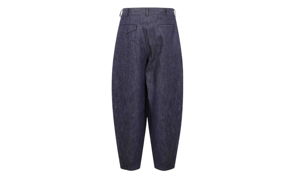 Pleated Denim Trousers "Indigo" PPP045051