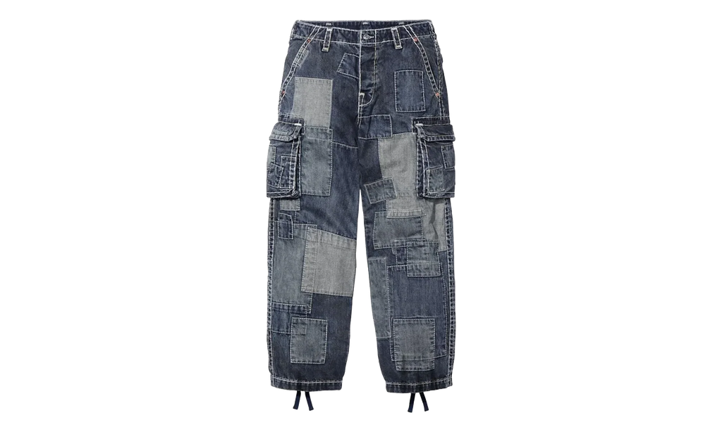 True Religion Patchwork Cargo Pant "FW25 - Dirty Indigo" SU27243