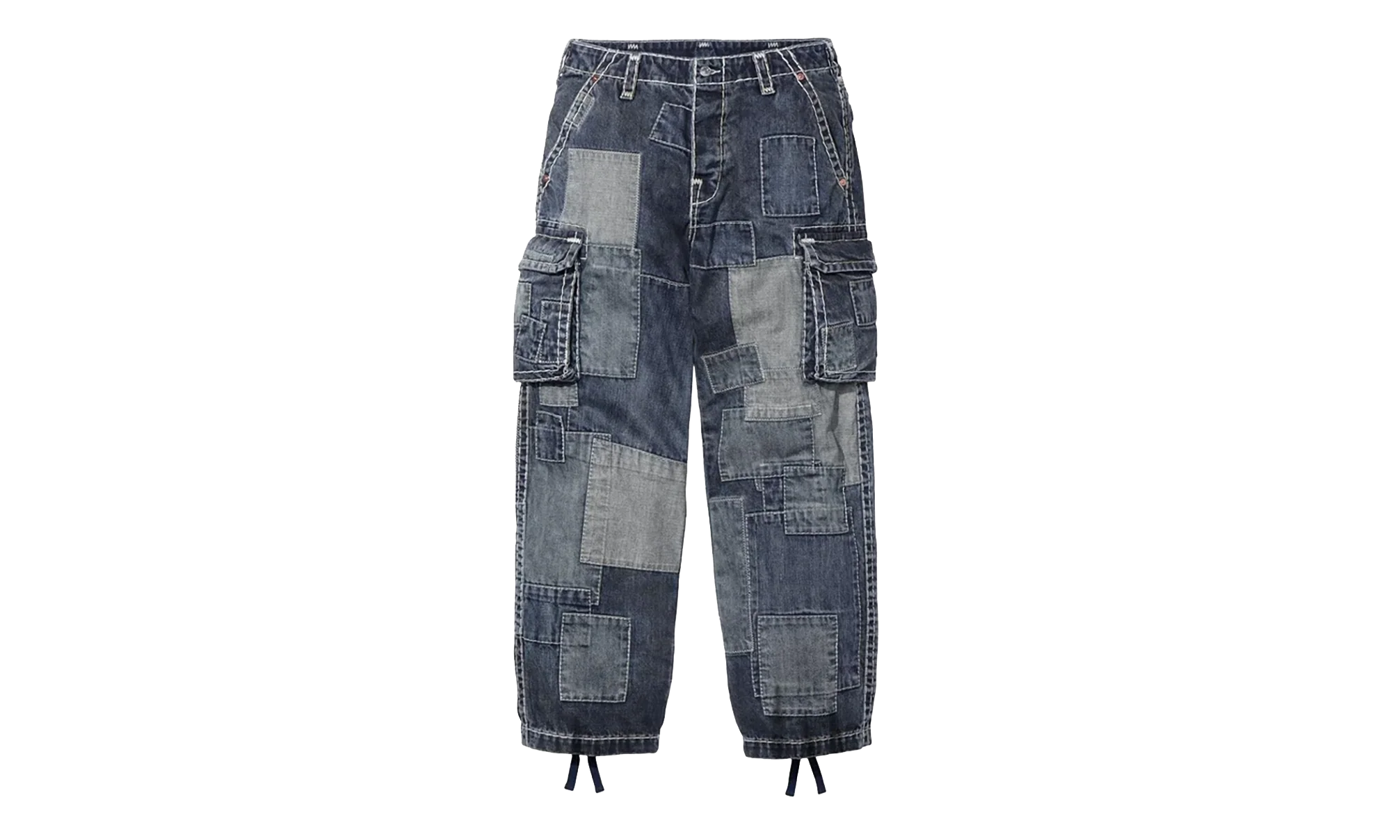 True Religion Patchwork Cargo Pant "FW25 - Dirty Indigo" SU27243
