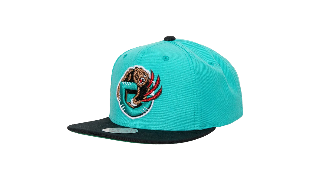 NBA Hardwood Classics Team 2 Tone 2.0 Snapback Cap "Memphis Grizzlies - Teal / Black" HHSS3267 VGRYYPPPTLBK