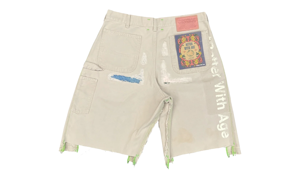 Repair Double-Wide Carpenter Shorts "Beige" BWA114
