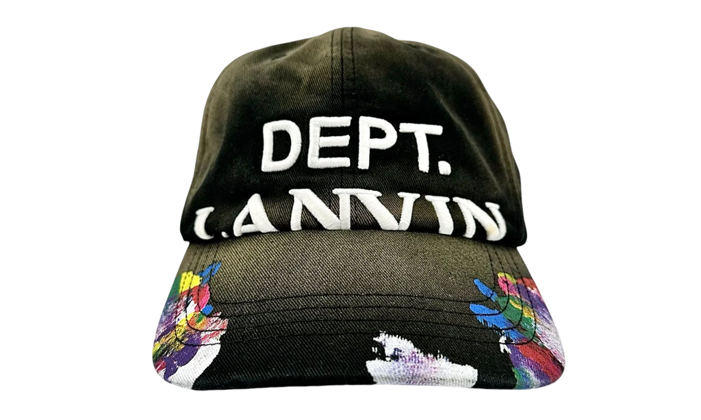 Paint Splatter Strapback Hat "Lanvin - Black" GDXLPSSHB