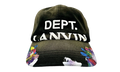 Paint Splatter Strapback Hat "Lanvin - Black" GDXLPSSHB
