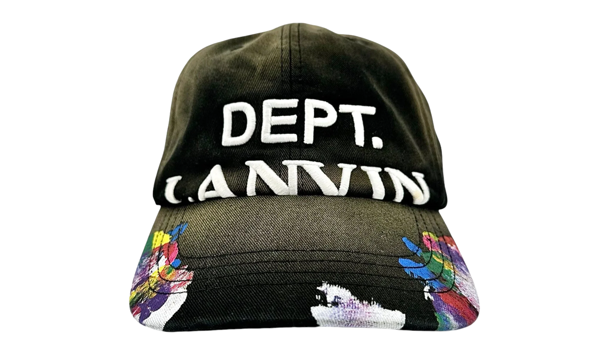 Paint Splatter Strapback Hat "Lanvin - Black" GDXLPSSHB