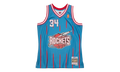 NBA Hakeem Olajuwon Reload 2.0 Swingman Jersey "1996 Houston Rockets - Blue" SMJYGS20080 HROLTBL96HOL