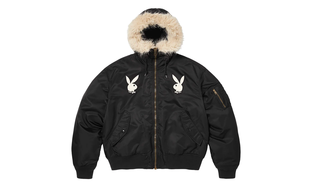 Playboy® Hooded MA-1 "SS26 - Black" SU27110