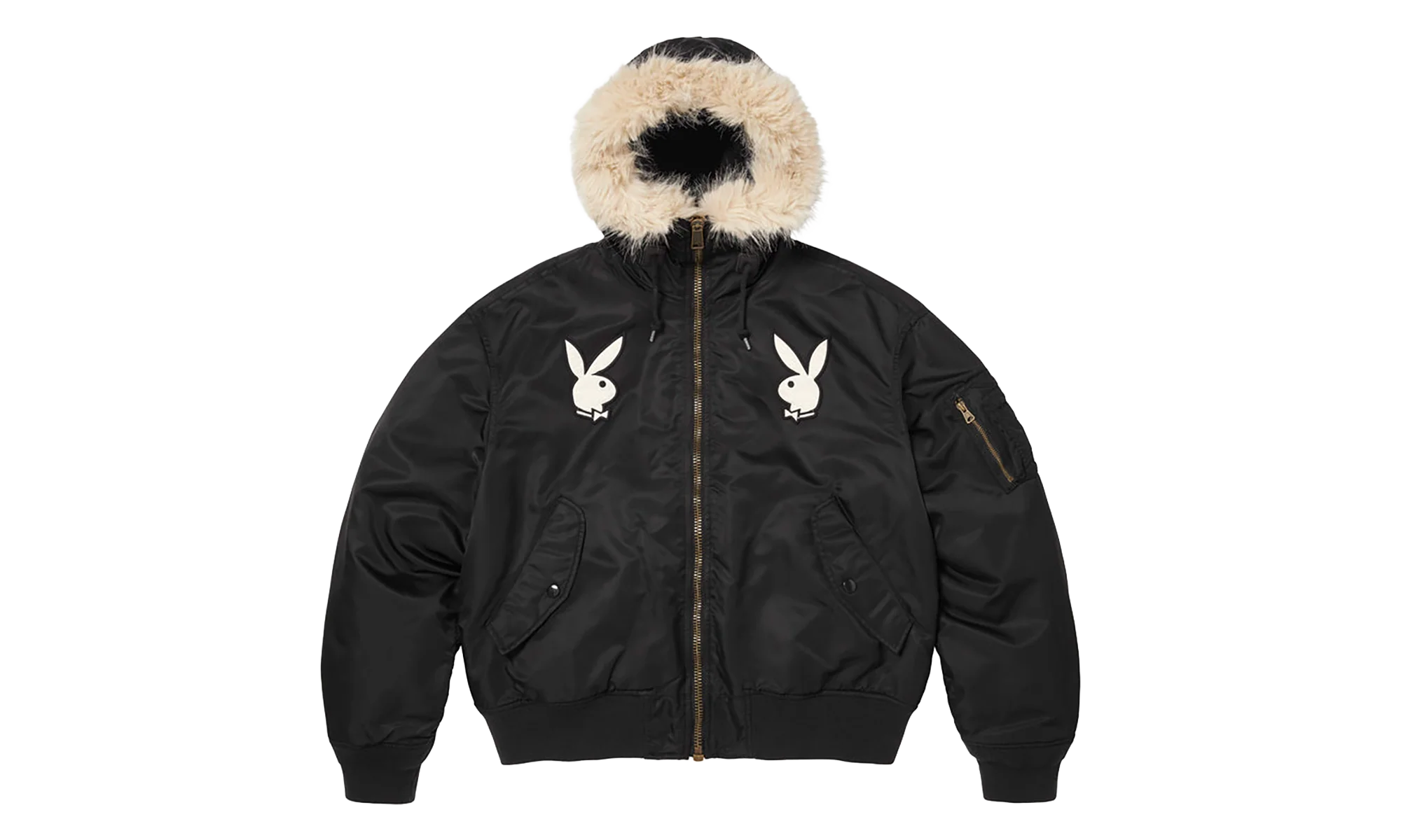 Playboy® Hooded MA-1 "SS26 - Black" SU27110