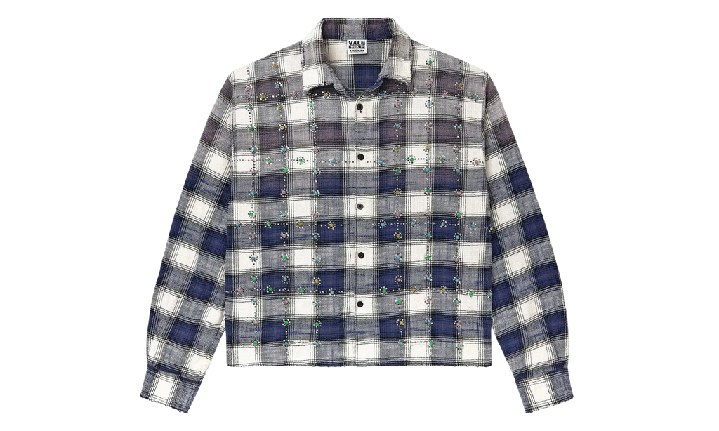 Vale Forever Sky Gems Flannel "'Navy'" VAL19