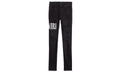 Embroidered Side Logo Jeans "Aged Black" AESLJAB